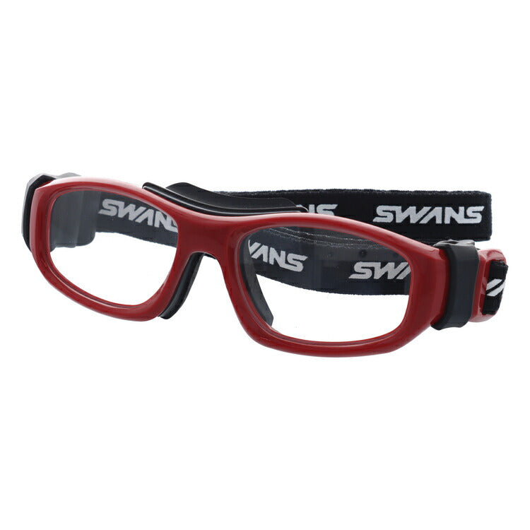 【訳あり】スワンズ メガネフレーム 度付き眼鏡 伊達眼鏡 SWANS FW-001 RED/BLACK 48サイズ スポーツ キッズ ジュニア ユース 子供用 アイガード 日本製 ラッピング無料