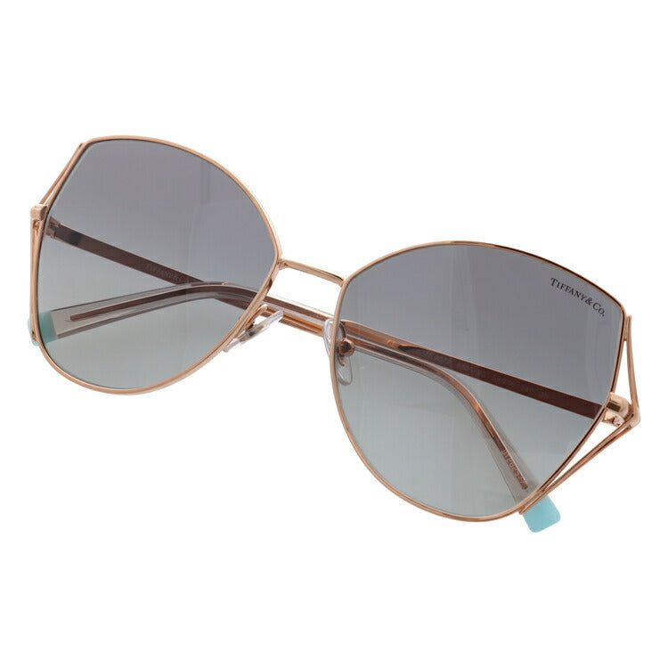 【訳あり・店頭展示品/外箱なし】【国内正規品】ティファニー サングラス Tiffany & Co. TF3072 61053C 59サイズ バタフライ型 レディース アイウェア UVカット ギフト対応 イタリア製 ラッピング無料