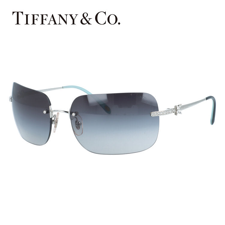 【訳あり】【海外正規品】ティファニー サングラス レギュラーフィット Tiffany & Co. TF3038B 60013C 61サイズ スクエア型 アウトレット品 ベヨネッタ型 ツーポイント ユニセックス メンズ レディース