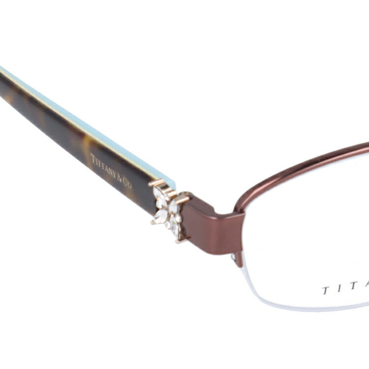 【訳あり・店頭展示品/外箱なし】【国内正規品】ティファニー メガネ フレーム 眼鏡 Tiffany & Co. TF1104BD 6046 53サイズ オーバル型 レディース アイウェア UVカット ギフト対応 ラインストーン 日本製 ラッピング無料