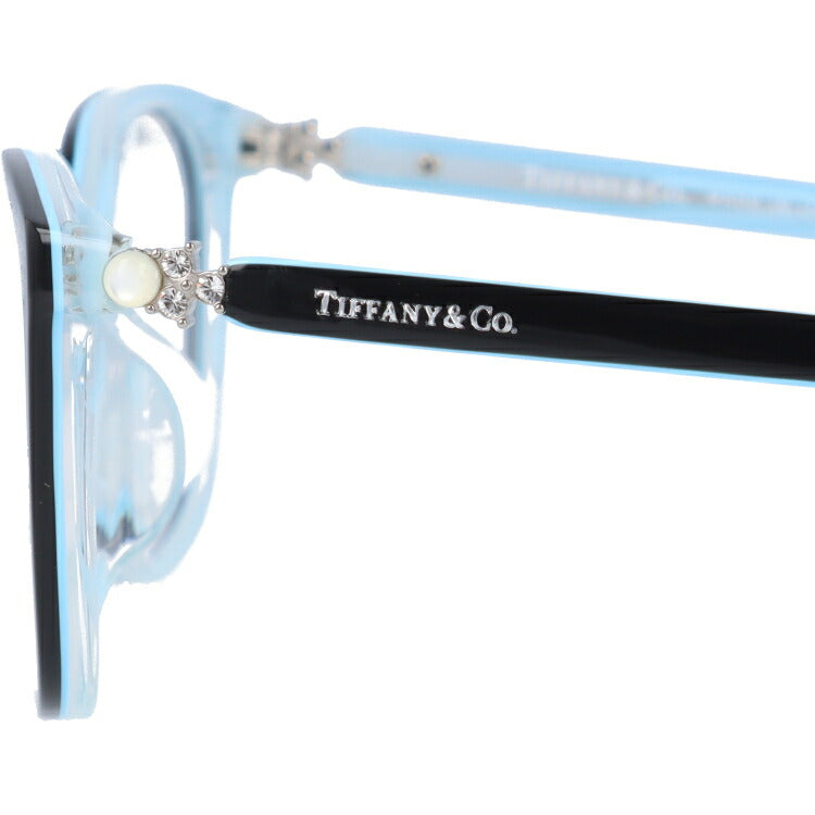 【訳あり・店頭展示品/外箱なし】【国内正規品】ティファニー メガネ フレーム 眼鏡 Tiffany & Co. TF2109BF 8193 53サイズ アジアンフィット ウェリントン型 レディース アイウェア UVカット ギフト対応 ラインストーン イタリア製 ラッピング無料