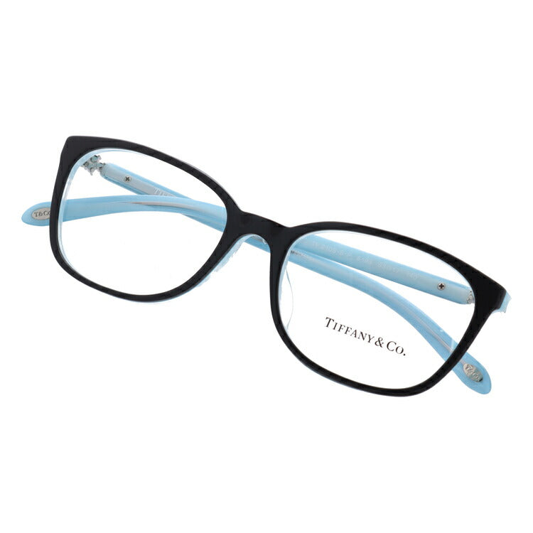 【訳あり・店頭展示品/外箱なし】【国内正規品】ティファニー メガネ フレーム 眼鏡 Tiffany & Co. TF2109BF 8193 53サイズ アジアンフィット ウェリントン型 レディース アイウェア UVカット ギフト対応 ラインストーン イタリア製 ラッピング無料