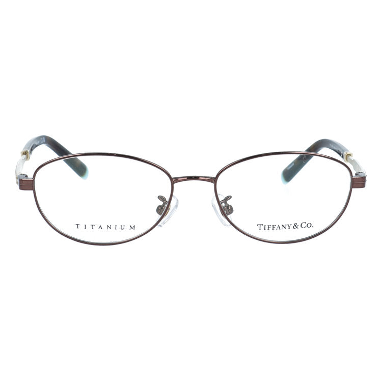 【訳あり・店頭展示品/外箱なし】【国内正規品】 ティファニー メガネフレーム 伊達 アジアンフィット/フルフィット/調整可能ノーズパッド/クリングス Tiffany & Co. TF1144TD 6046 51サイズ ダイヤモンドポイント オーバル型 国産 日本製 ユニセックス メンズ レディース