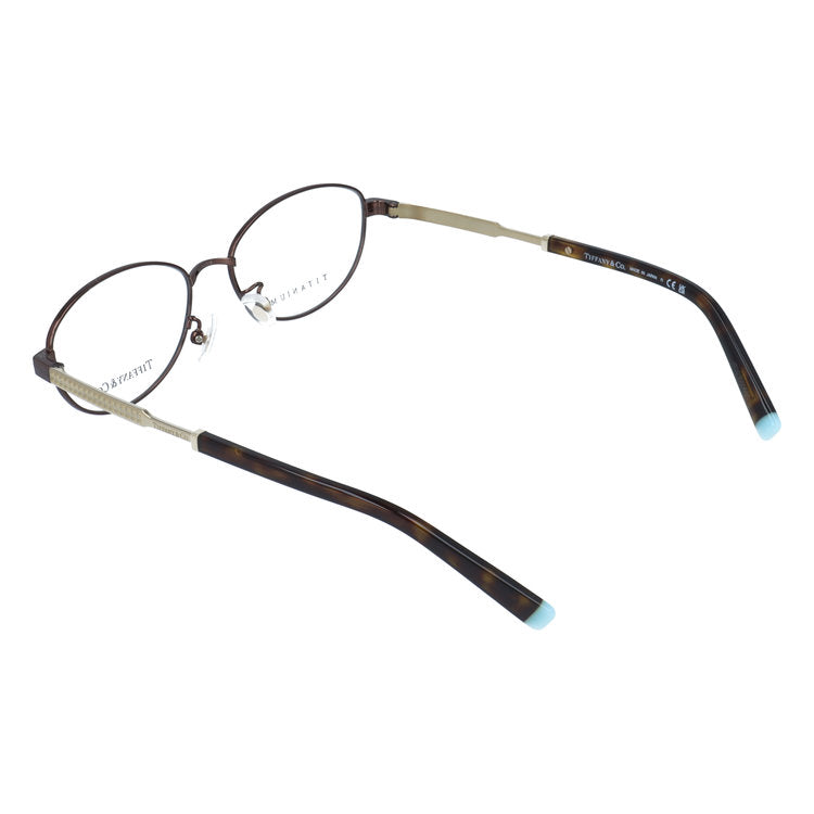【訳あり・店頭展示品/外箱なし】【国内正規品】 ティファニー メガネフレーム 伊達 アジアンフィット/フルフィット/調整可能ノーズパッド/クリングス Tiffany & Co. TF1144TD 6046 51サイズ ダイヤモンドポイント オーバル型 国産 日本製 ユニセックス メンズ レディース