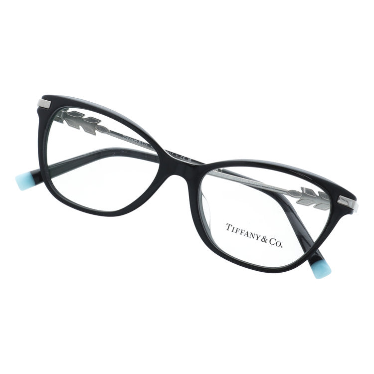 【訳あり・店頭展示品/外箱なし】【国内正規品】 ティファニー メガネフレーム 伊達メガネ アジアンフィット Tiffany & Co. TF2219BF 8001 52サイズ オリーブリーフ フォックス型 スクエア アウトレット品 ユニセックス メンズ レディース