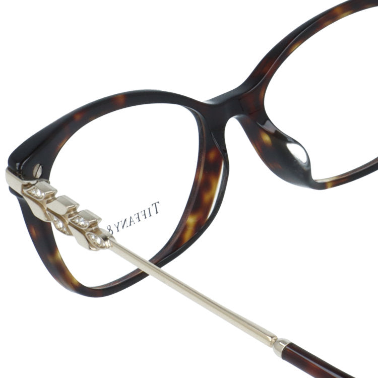 【訳あり・店頭展示品/外箱なし】【国内正規品】 ティファニー メガネフレーム 伊達メガネ アジアンフィット Tiffany & Co. TF2219BF 8015 52サイズ オリーブリーフ フォックス型 スクエア アウトレット品 ユニセックス メンズ レディース