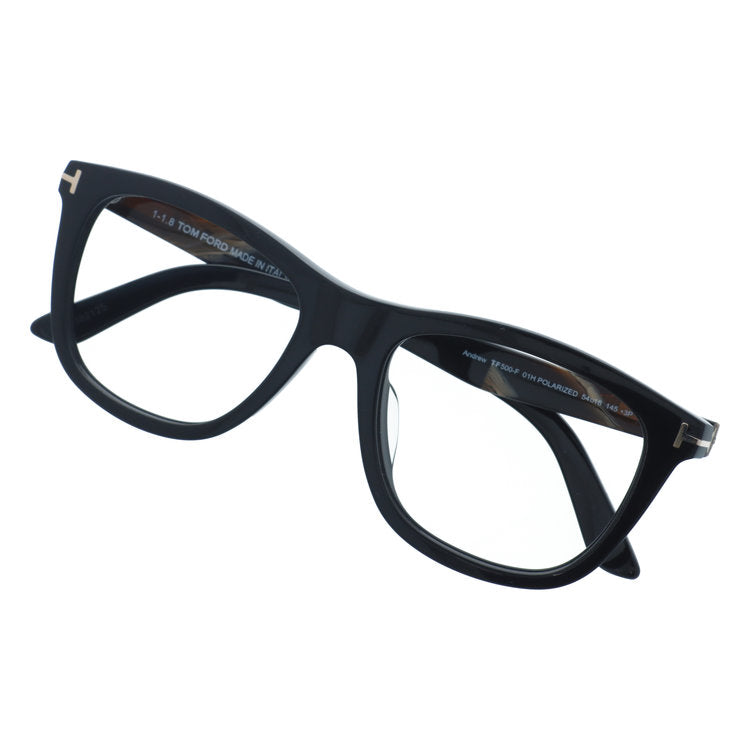 【訳あり・フレームのみ】トムフォード サングラス アンドリュー アジアンフィット TOM FORD ANDREW FT0500F 01H 54サイズ ウェリントン型 ユニセックス メンズ レディース