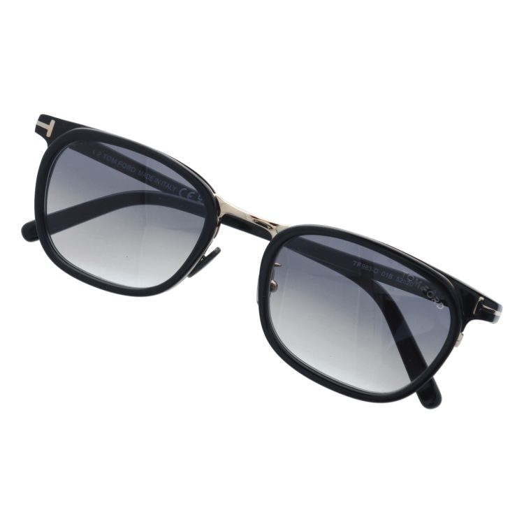 トムフォード サングラス アジアンフィット TOM FORD FT0963-D 01B 52サイズ スクエア型 ユニセックス メンズ レディース