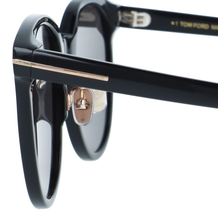 トムフォード サングラス エコ アジアンフィット（フルフィット） 調整可能ノーズパッド（クリングス） TOM FORD ECO FT1133-K 01A 55サイズ （TF1133K 01A 55） ウェリントン型 コリアンフィット ビッグシェイプ ユニセックス メンズ レディース サステナブル素材フレーム