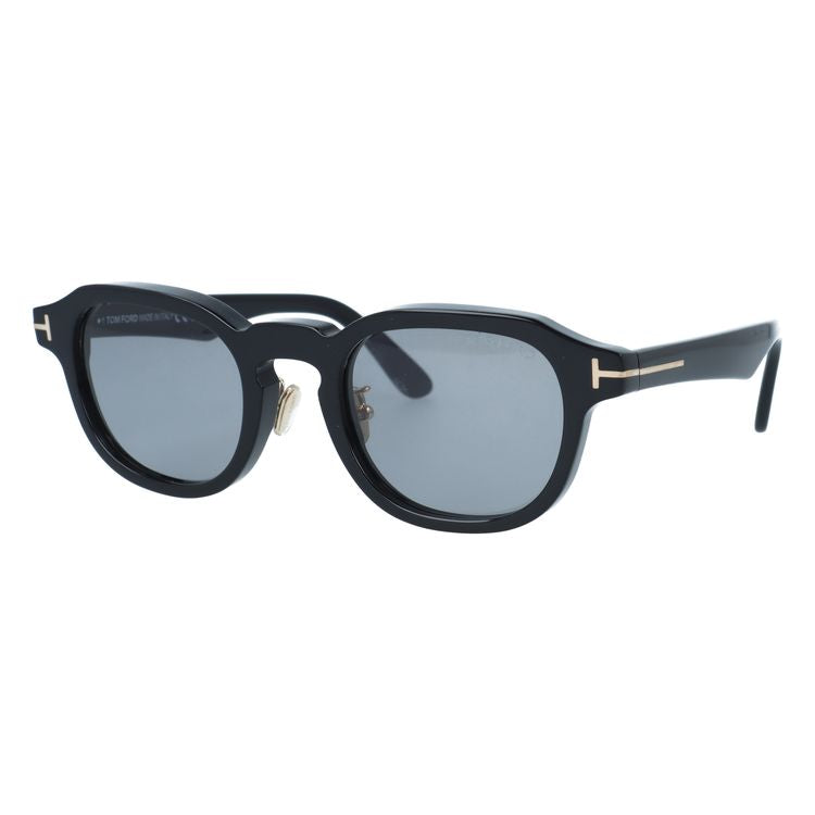 【訳あり】トムフォード サングラス エコ アジアンフィット（フルフィット） 調整可能ノーズパッド（クリングス） TOM FORD ECO FT1230-D 01A 50サイズ （TF1230D 01A 50） ウェリントン型 ユニセックス メンズ レディース サステナブル素材フレーム