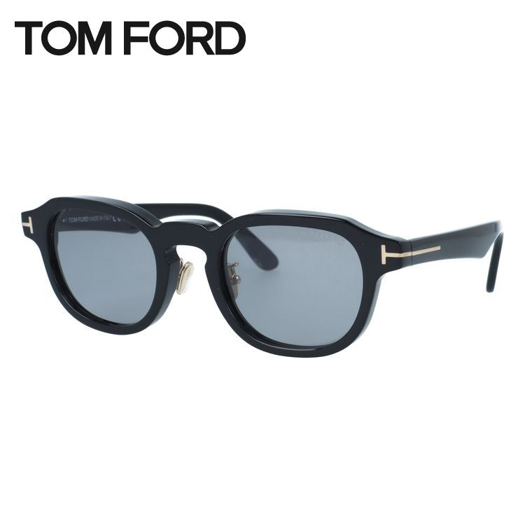 【訳あり】トムフォード サングラス エコ アジアンフィット（フルフィット） 調整可能ノーズパッド（クリングス） TOM FORD ECO FT1230-D 01A 50サイズ （TF1230D 01A 50） ウェリントン型 ユニセックス メンズ レディース サステナブル素材フレーム