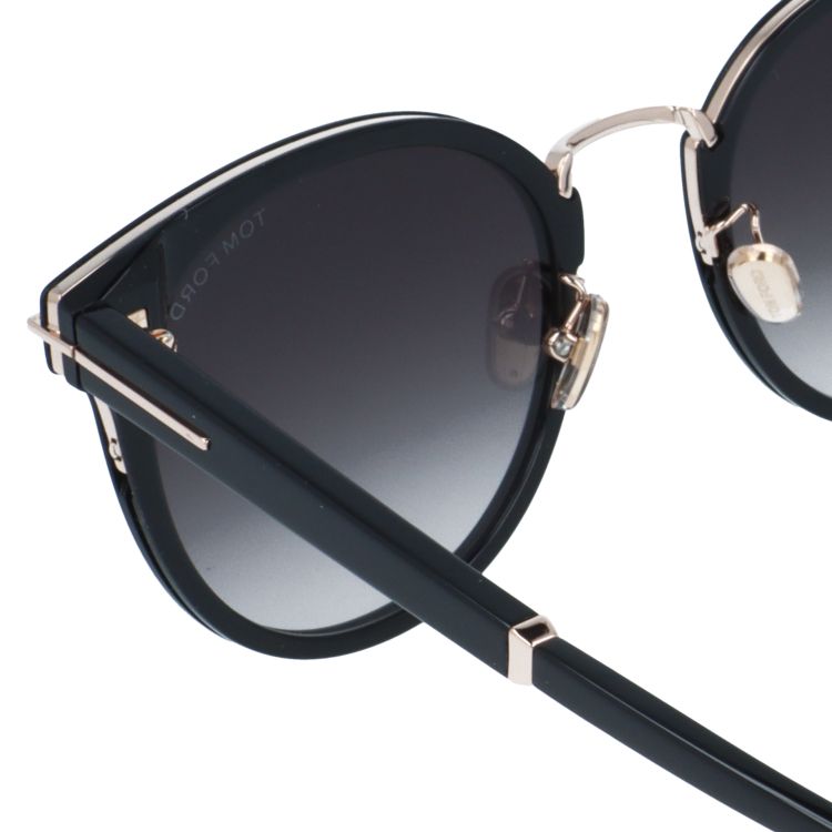 トムフォード サングラス アジアンフィット（フルフィット） 調整可能ノーズパッド（クリングス） TOM FORD FT1247-K 01B 54サイズ （TF1247K 01B 54） ボストン型 コリアンフィット コンビネーションフレーム ユニセックス メンズ レディース