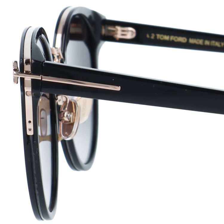 トムフォード サングラス アジアンフィット（フルフィット） 調整可能ノーズパッド（クリングス） TOM FORD FT1247-K 01B 54サイズ （TF1247K 01B 54） ボストン型 コリアンフィット コンビネーションフレーム ユニセックス メンズ レディース
