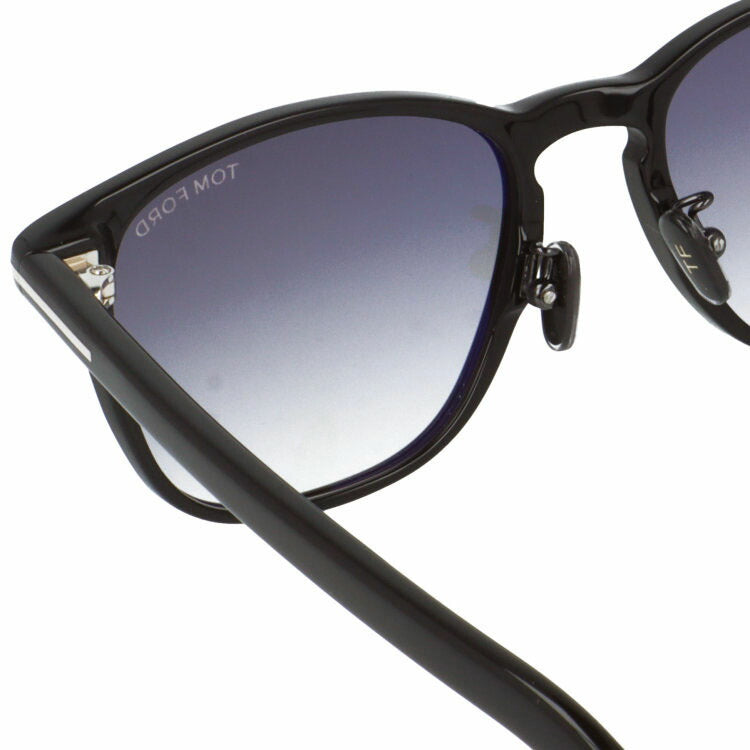 【訳あり】トムフォード サングラス エコ アジアンフィット TOM FORD ECO FT1048-D 01B 52サイズ ウェリントン型 植物繊維 サスティナブル素材 ユニセックス メンズ レディース