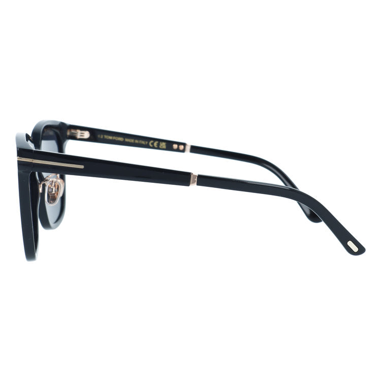 トムフォード サングラス エコ アジアンフィット（フルフィット） TOM FORD ECO FT1245-K 01A 56サイズ （TF1245K 01A 56） ウェリントン型 サステナブル 黒縁 クロブチ ユニセックス メンズ レディース
