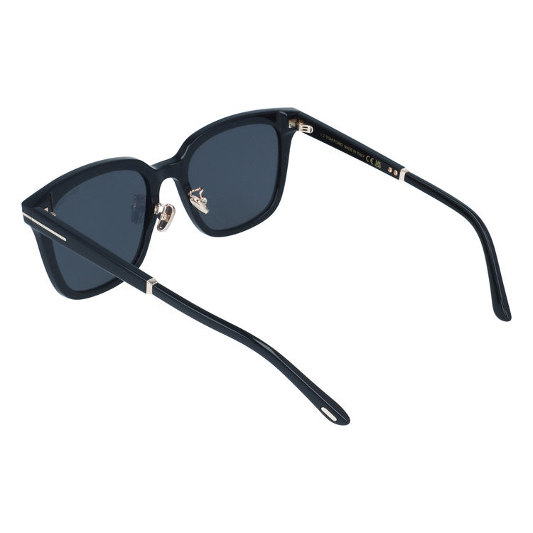トムフォード サングラス エコ アジアンフィット（フルフィット） TOM FORD ECO FT1245-K 01A 56サイズ （TF1245K 01A 56） ウェリントン型 サステナブル 黒縁 クロブチ ユニセックス メンズ レディース