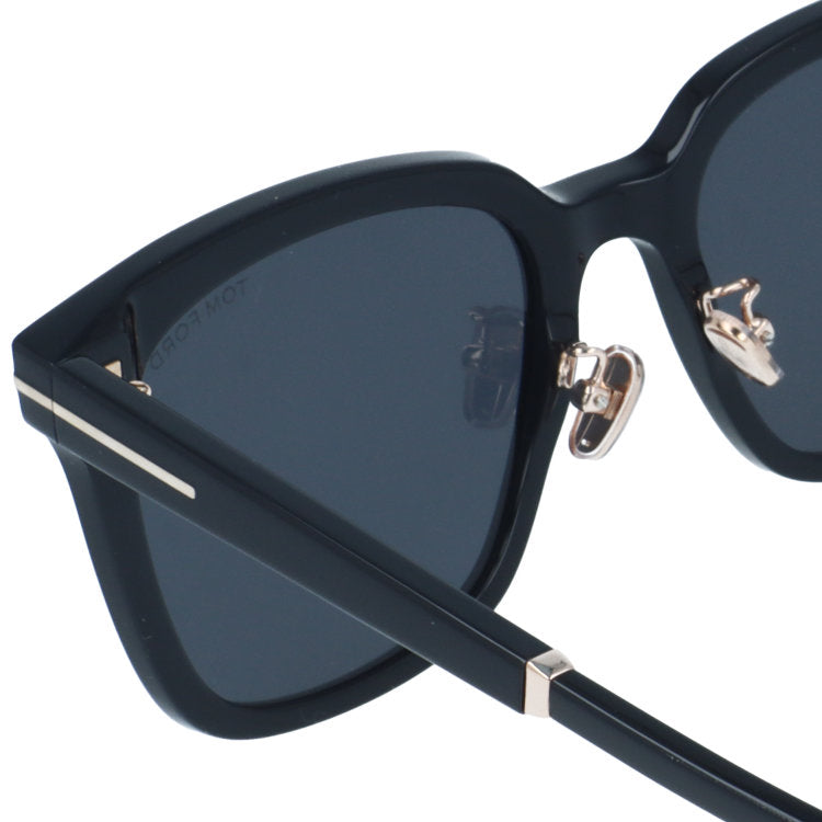 トムフォード サングラス エコ アジアンフィット（フルフィット） TOM FORD ECO FT1245-K 01A 56サイズ （TF1245K 01A 56） ウェリントン型 サステナブル 黒縁 クロブチ ユニセックス メンズ レディース