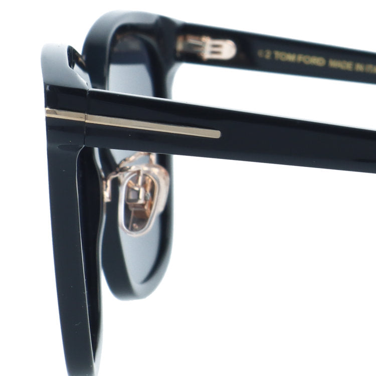 トムフォード サングラス エコ アジアンフィット（フルフィット） TOM FORD ECO FT1245-K 01A 56サイズ （TF1245K 01A 56） ウェリントン型 サステナブル 黒縁 クロブチ ユニセックス メンズ レディース
