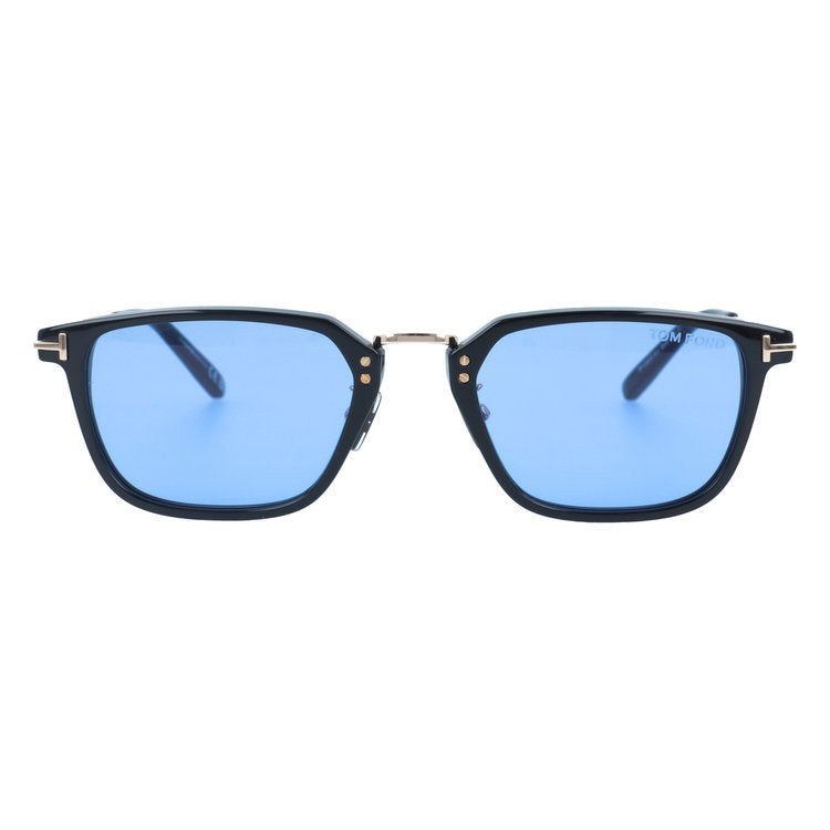 トムフォード サングラス エコ アジアンフィット（フルフィット） TOM FORD ECO FT1042-D 01V 52サイズ （TF1042D 01V 52） スクエア型 黒縁 クロブチ コンビネーションフレーム ユニセックス メンズ レディース