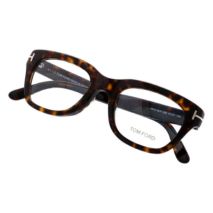 トムフォード メガネ TOM FORD メガネフレーム 眼鏡 FT5178F 052 51 （TF5178F 052 51） アジアンフィット ウェリントン型 度付き 度なし 伊達 メンズ レディース UVカット 紫外線 TOMFORD ラッピング無料