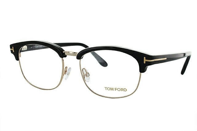 トムフォード メガネ TOM FORD メガネフレーム 眼鏡 FT5458 001 53 （TF5458 001 53） レギュラーフィット ブロー型 度付き 度なし 伊達 メンズ レディース UVカット 紫外線 TOMFORD ラッピング無料