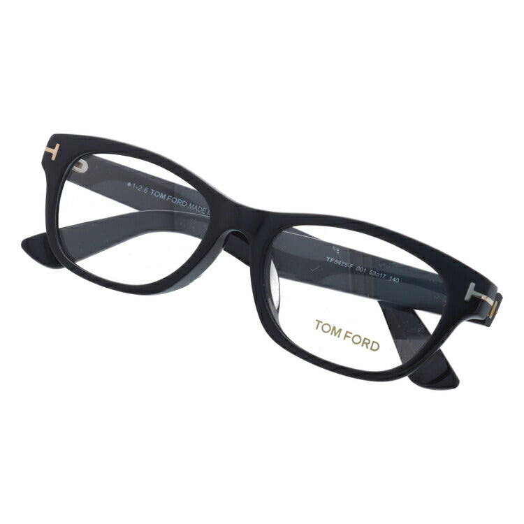 トムフォード メガネ TOM FORD メガネフレーム 眼鏡 FT5425F 001 53 （TF5425F 001 53） アジアンフィット スクエア型 度付き 度なし 伊達 メンズ レディース UVカット 紫外線 TOMFORD ラッピング無料