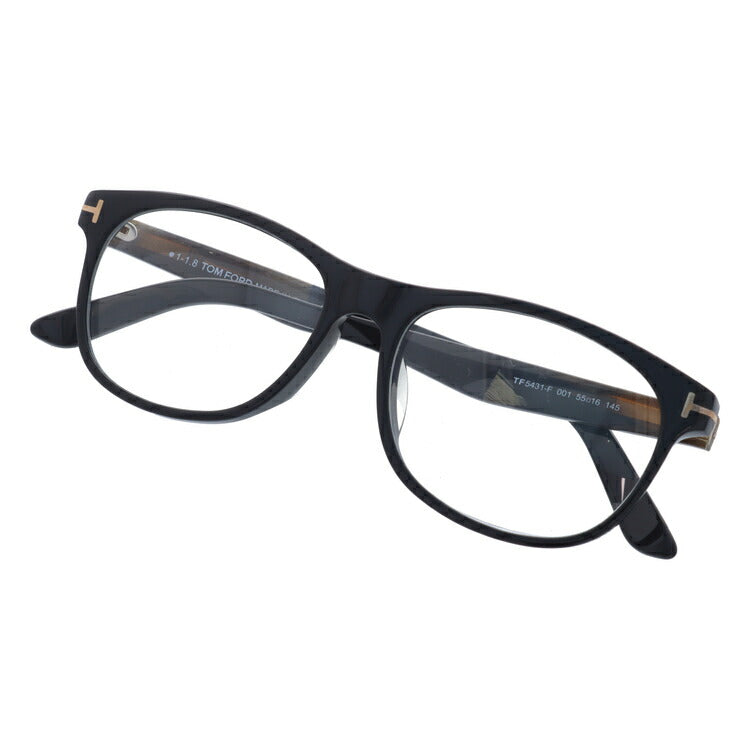 トムフォード メガネ TOM FORD メガネフレーム 眼鏡 FT5431F 001 55 （TF5431F 001 55） アジアンフィット ウェリントン型 度付き 度なし 伊達 メンズ レディース UVカット 紫外線 TOMFORD ラッピング無料