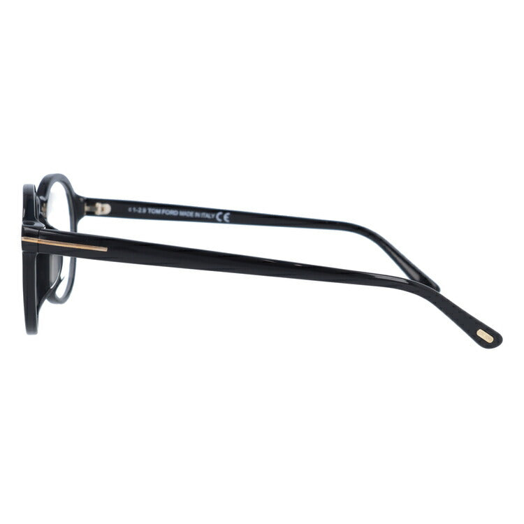 【伊達ブルーライトカットレンズ付】トムフォード メガネ TOM FORD メガネフレーム 眼鏡 FT5606FB 001 49 （TF5606FB 001 49） アジアンフィット ボストン型 PC スマホ スマートフォン 度付き 度なし 伊達 メンズ レディース UVカット 紫外線 TOMFORD