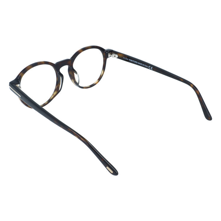 【訳あり・フレームのみ】 トムフォード アジアンフィット TOM FORD FT5606FB 052 49サイズ ボストン型 アウトレット品 べっ甲柄 ユニセックス メンズ レディース