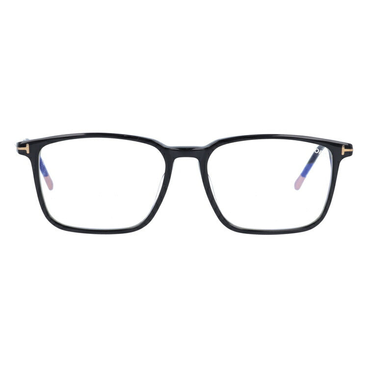 【伊達ブルーライトカットレンズ付】トムフォード メガネ TOM FORD メガネフレーム 眼鏡 FT5607FB 001 55 （TF5607FB 001 55） アジアンフィット スクエア型 PC スマホ スマートフォン 度付き 度なし 伊達 メンズ レディース UVカット 紫外線 TOMFORD