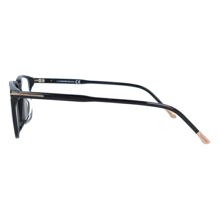 【伊達ブルーライトカットレンズ付】トムフォード メガネ TOM FORD メガネフレーム 眼鏡 FT5607FB 001 55 （TF5607FB 001 55） アジアンフィット スクエア型 PC スマホ スマートフォン 度付き 度なし 伊達 メンズ レディース UVカット 紫外線 TOMFORD