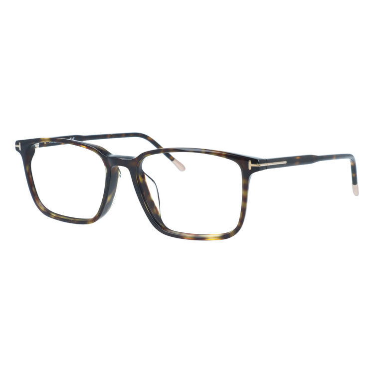 【訳あり・フレームのみ】 トムフォード アジアンフィット TOM FORD FT5607FB 052 55サイズ スクエア型 アウトレット品 べっ甲柄 ユニセックス メンズ レディース