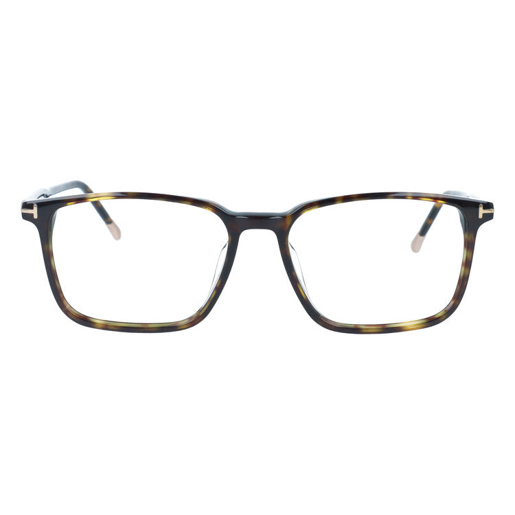 【訳あり・フレームのみ】 トムフォード アジアンフィット TOM FORD FT5607FB 052 55サイズ スクエア型 アウトレット品 べっ甲柄 ユニセックス メンズ レディース