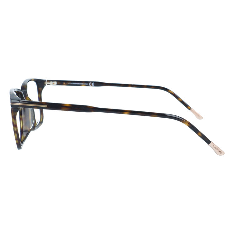【訳あり・フレームのみ】 トムフォード アジアンフィット TOM FORD FT5607FB 052 55サイズ スクエア型 アウトレット品 べっ甲柄 ユニセックス メンズ レディース