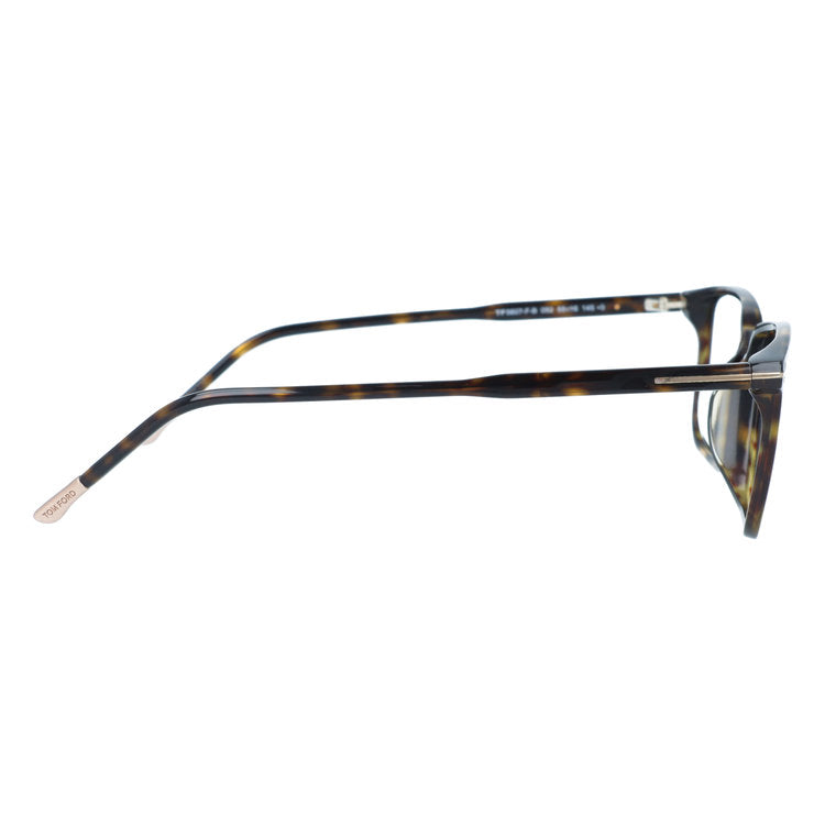 【訳あり・フレームのみ】 トムフォード アジアンフィット TOM FORD FT5607FB 052 55サイズ スクエア型 アウトレット品 べっ甲柄 ユニセックス メンズ レディース