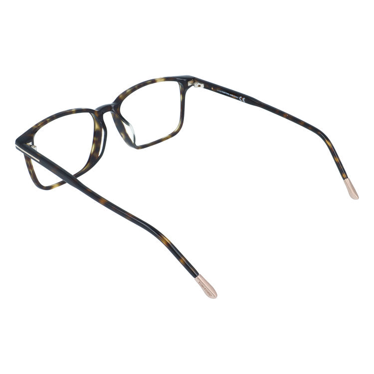 【訳あり・フレームのみ】 トムフォード アジアンフィット TOM FORD FT5607FB 052 55サイズ スクエア型 アウトレット品 べっ甲柄 ユニセックス メンズ レディース