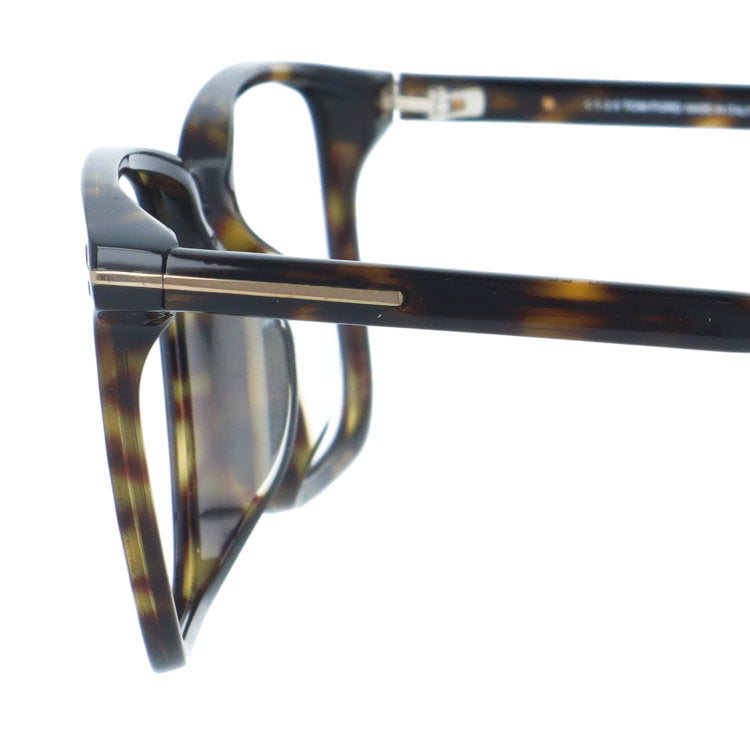 【訳あり・フレームのみ】 トムフォード アジアンフィット TOM FORD FT5607FB 052 55サイズ スクエア型 アウトレット品 べっ甲柄 ユニセックス メンズ レディース