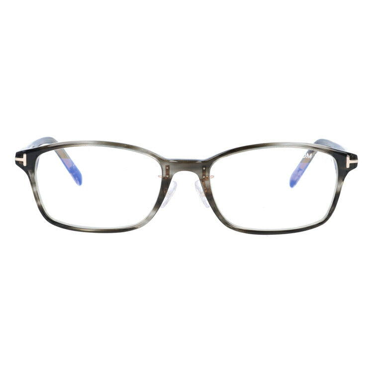 【伊達ブルーライトカットレンズ付】トムフォード メガネ TOM FORD メガネフレーム 眼鏡 FT5647DB 005 53 （TF5647DB 005 53） 調整可能ノーズパッド スクエア型 PC スマホ スマートフォン 度付き 度なし 伊達 メンズ レディース UVカット 紫外線 TOMFORD