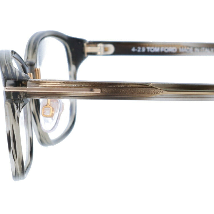 【伊達ブルーライトカットレンズ付】トムフォード メガネ TOM FORD メガネフレーム 眼鏡 FT5647DB 005 53 （TF5647DB 005 53） 調整可能ノーズパッド スクエア型 PC スマホ スマートフォン 度付き 度なし 伊達 メンズ レディース UVカット 紫外線 TOMFORD