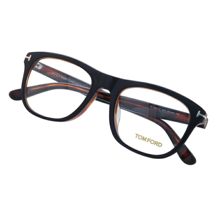 トムフォード メガネフレーム 伊達メガネ アジアンフィット TOM FORD FT5480-F （TF5480-F） 001 54サイズ ウェリントン ユニセックス メンズ レディース ラッピング無料
