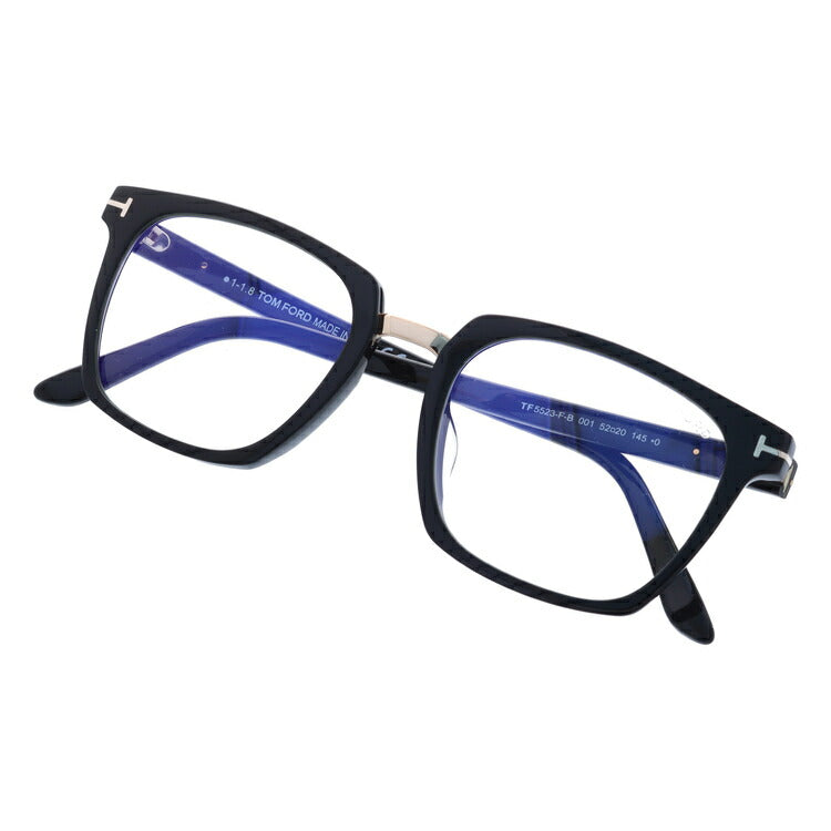 トムフォード メガネフレーム 伊達メガネ アジアンフィット TOM FORD FT5523-F-B （TF5523-F-B） 001 52サイズ ウェリントン ユニセックス メンズ レディース ラッピング無料