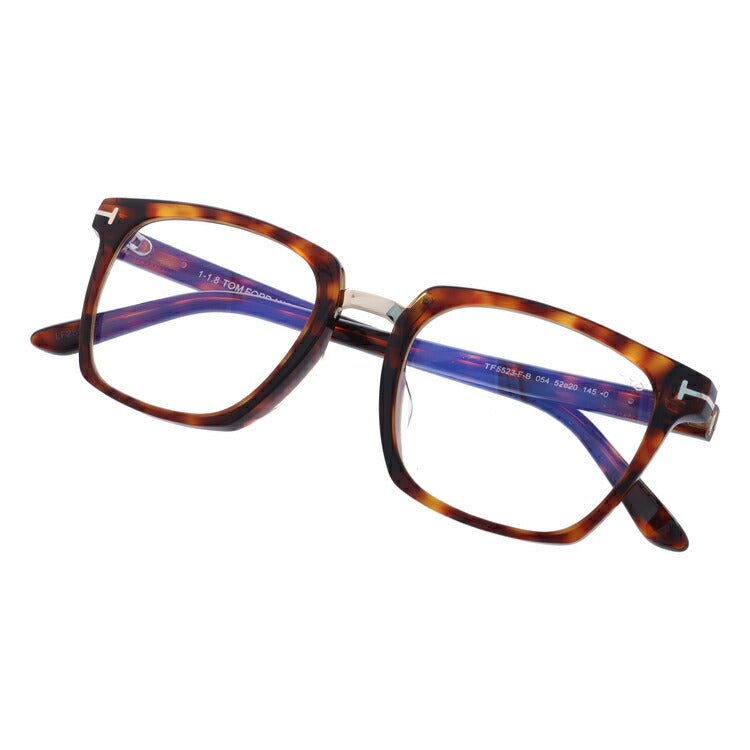 トムフォード メガネフレーム 伊達メガネ アジアンフィット TOM FORD FT5523-F-B （TF5523-F-B） 054 52サイズ ウェリントン ユニセックス メンズ レディース ラッピング無料
