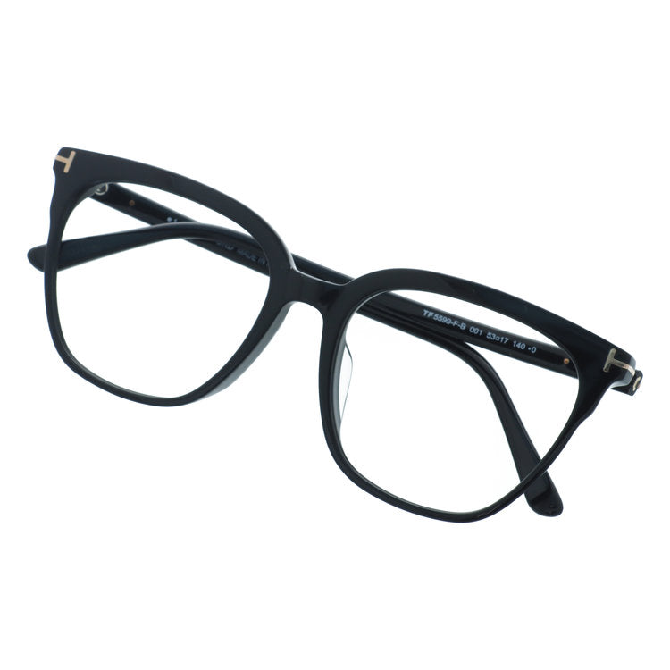 【訳あり・フレームのみ】トムフォード メガネフレーム アジアンフィット TOM FORD FT5599-F-B 001 53サイズ ウェリントン型 ユニセックス メンズ レディース