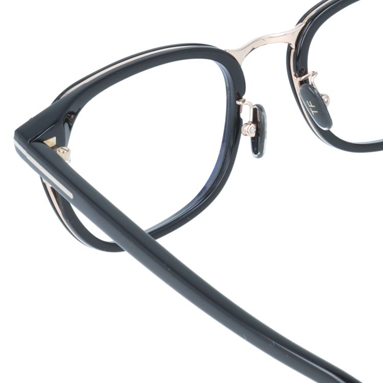 【訳あり】トムフォード メガネフレーム 伊達メガネ アジアンフィット TOM FORD FT5785-D-B 001 52サイズ ウェリントン型 ユニセックス メンズ レディース