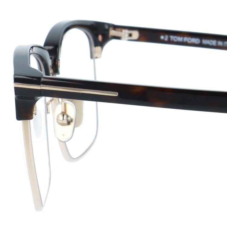 トムフォード メガネフレーム 伊達メガネ アジアンフィット（フルフィット） 調整可能ノーズパッド（クリングス） TOM FORD FT5801-F-B 052 56サイズ （TF5801FB 052 56） ブロー型 スクエア 大きめ ブルーライトカット ユニセックス メンズ レディース
