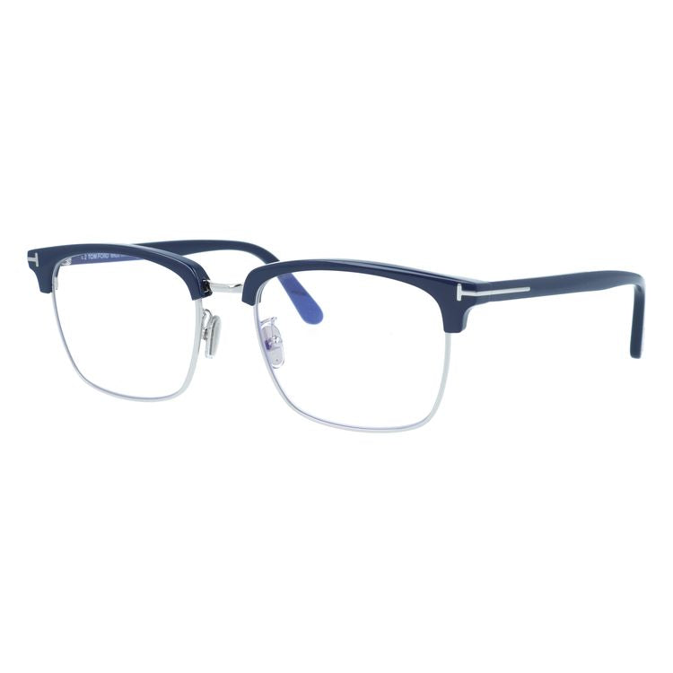トムフォード メガネフレーム 伊達メガネ アジアンフィット（フルフィット） 調整可能ノーズパッド（クリングス） TOM FORD FT5801-F-B 090 56サイズ （TF5801FB 090 56） ブロー型 スクエア 大きめ ブルーライトカット ユニセックス メンズ レディース