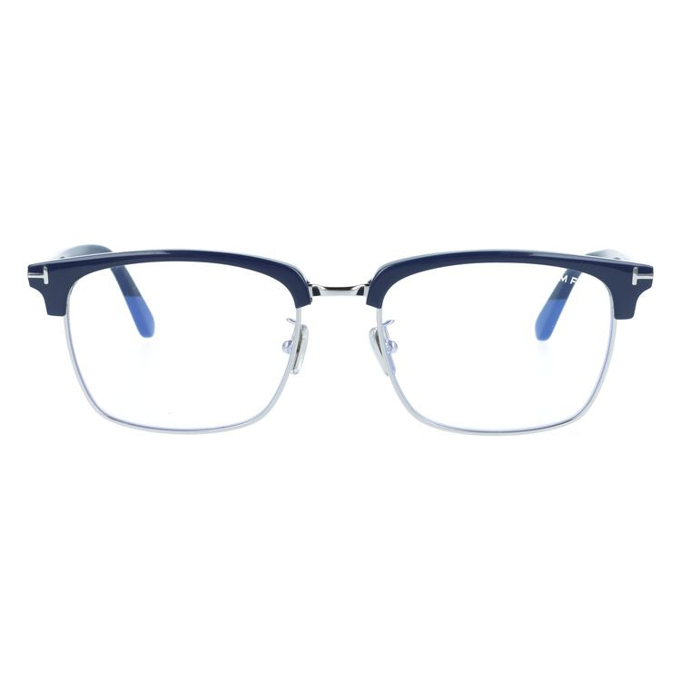 トムフォード メガネフレーム 伊達メガネ アジアンフィット（フルフィット） 調整可能ノーズパッド（クリングス） TOM FORD FT5801-F-B 090 56サイズ （TF5801FB 090 56） ブロー型 スクエア 大きめ ブルーライトカット ユニセックス メンズ レディース