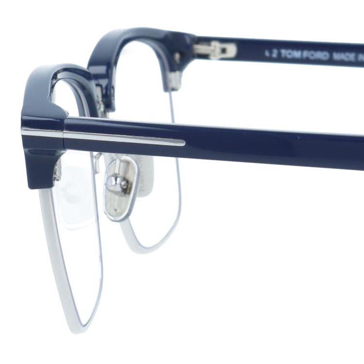 トムフォード メガネフレーム 伊達メガネ アジアンフィット（フルフィット） 調整可能ノーズパッド（クリングス） TOM FORD FT5801-F-B 090 56サイズ （TF5801FB 090 56） ブロー型 スクエア 大きめ ブルーライトカット ユニセックス メンズ レディース