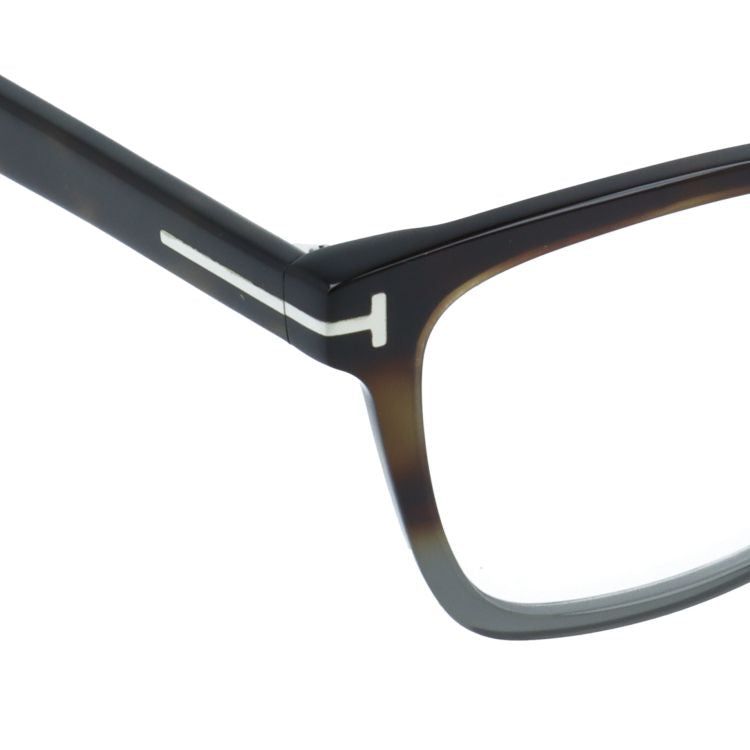 トムフォード メガネフレーム 伊達メガネ アジアンフィット（フルフィット） 調整可能ノーズパッド（クリングス） TOM FORD FT5859-D-B 056 53サイズ （TF5859DB 056 53） スクエア型 ブルーライトカット ユニセックス メンズ レディース