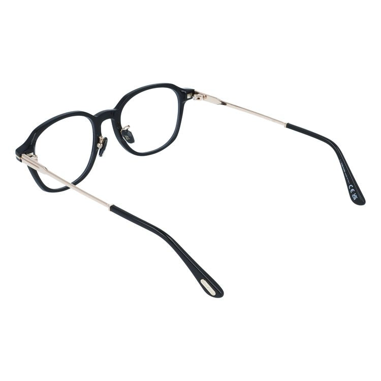 トムフォード メガネフレーム 伊達メガネ アジアンフィット（フルフィット） 調整可能ノーズパッド（クリングス） TOM FORD FT5927-D-B 001 51サイズ （TF5927DB 001 51） クラウンパント型 ブルーライトカット ユニセックス メンズ レディース